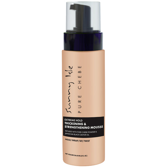Pure Chebe Extreme Hold Thickening & Strengthening Mousse 8oz