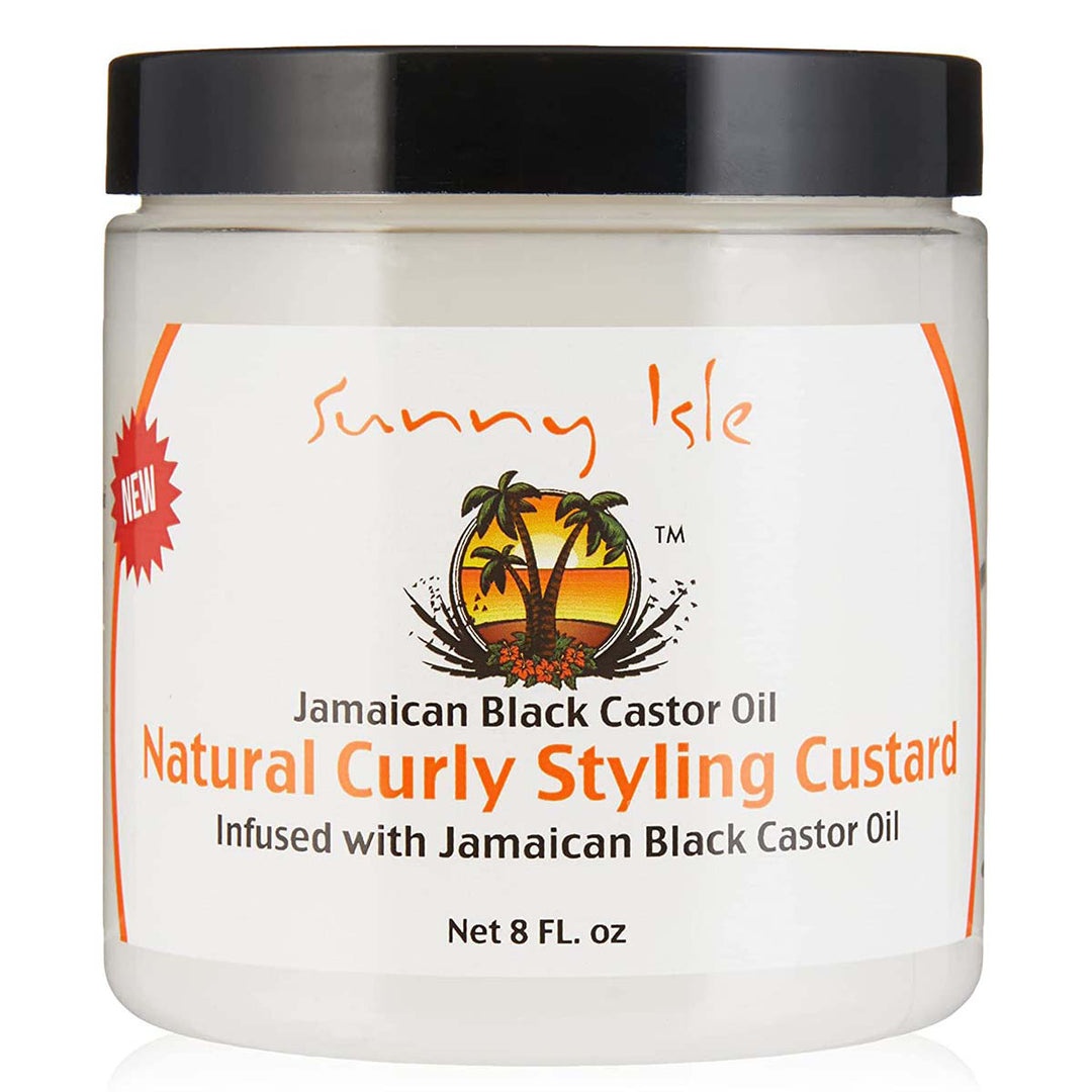 Sunny Isle Jamaican Black Castor Oil Curly Custard 8oz